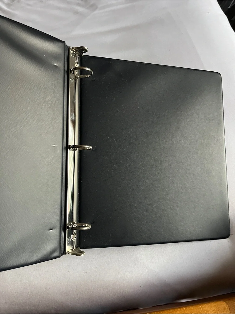 Vintage IBM Black 3-Ring Binder Binder-Style Case 11x10.5x1.5 Classic Logo